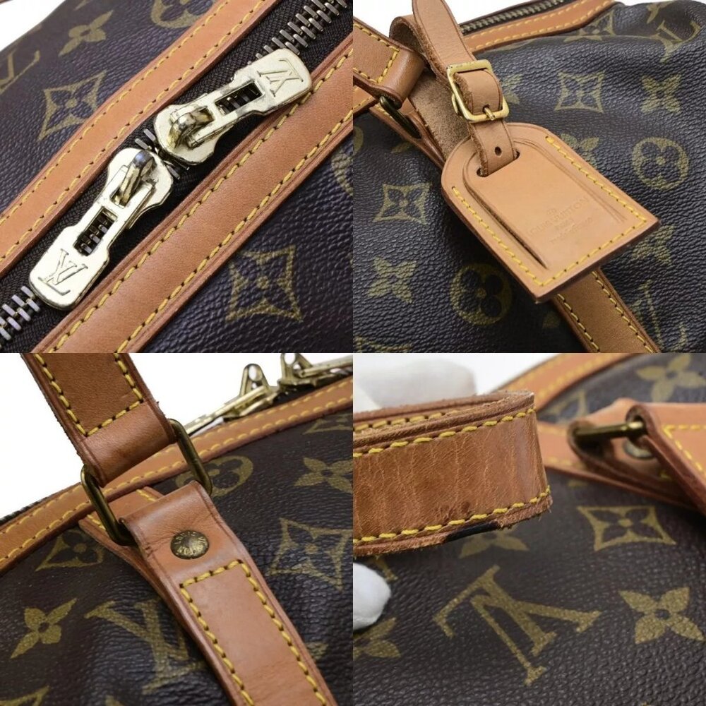 LOUIS VUITTON Sac Souple 35 Travel Hand Bag Monogram Leather BN - Picture 13 of 16